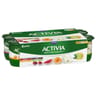Activia fruits panaché abricot poire figue mûre framboise 8x125g