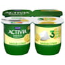Activia bifidus saveur citron sans arôme artificiel 4x125g