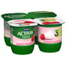 Activia bifidus saveur framboise sans arôme artificiel 4x125g