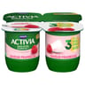 Activia bifidus saveur framboise sans arôme artificiel 4x125g