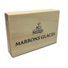 Coffret bois 6 marrons galces artisan