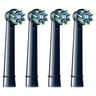 Oral-b pro cross action brossettes noires pour brosse à dents x4