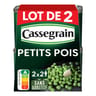 Cassegrain petits pois sélection "tendres et fondants" 560g