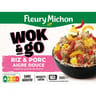 Fleury michon wok & go porc & riz aigre douce 280g