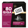 Carte noire capsules alu type nespresso espresso n°9 x80 - 440g