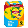 Lipton thé peche zéro 6x1.25L dont 10% offert