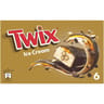 Twix glace barre glacée chocolat biscuit x6 258,6ml - 205g