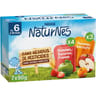 Nestle naturnes gourdes fruitées multipack 2 varietes : pommes bananes 630g