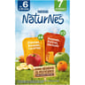 Nestle gourdes fruitées multipack 2 variétés : pommes, bananes 630g
