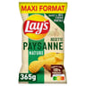 Lay's chips  ondulées paysanne nature maxi format 365g