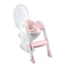 Reducteur de wc avec escabeau kiddyloo rose poudré Thermobaby