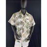 Chemise manches courtes homme FEUILLE VERTE FD BLANC XXL