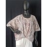 Tunique sari femme IMPRIME CACHEMIRE ROSE/VERT TU