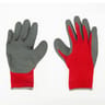 Turbocar gants gros travaux en polyester rouge enduit latex T9