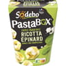 Sodebo pasta box tortellini ricotta épinards sauce au parmesan 280g