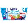 Nestlé p'tit brassé fraise dès 6 mois 4x100g