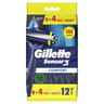 Gillette rasoirs jetables sensor3 confort 4grt +8