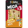 Sodebo "Le Méga" club pain moelleux poulet mayonnaise 230g