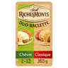 Richesmonts fromage pour raclette tranchettes duo nature/chèvre 365g