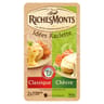 Richesmonts fromage pour raclette tranchettes duo nature/chèvre 365g