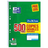 Oxford copies doubles perforées 500 pages 90g seyes rdc