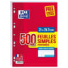Oxford feuilles simple perforées 500 pages 90g seyes rdc