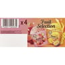 Carrefour sensation 4 pots glaces fraise framboise/mangue passion 274g