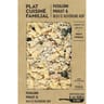 Plat cuisiné familial fusilloni au poulet, bleu d'auvergne aop et courgettes grillées