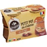 Carrefour original petit pot de crème au café 4X100g
