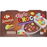 Carrefour Sensation crème dessert chocolat avec dragées 4x120g