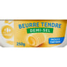 Carrefour classic beurre tendre demi sel 250g