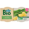 Carrefour baby bio plat bébé haricot vert dès 4mois 2x120g