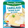 Fleury michon cabillaud sauce beurre blanc & riz cuisiné 280g