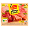 Justin Bridou assortiment 4 variétés format partage 260g