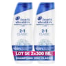 Head & shoulders base 2in1 classic 2x300ml