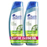 Head & shoulders pure intense shampooing deep clns oil 2x250ml