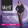 Collant morphologie transparent 20D WELL NOIR RGLR+1.65
