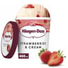 Haagen-Dazs strawberry & cream pot 460ml 400g