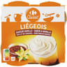 Carrefour classic liégeois vanille caramel 4x100g