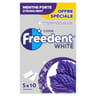 Freedent white menthe forte etui de 10 dragées x5-70g