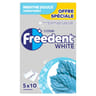 Freedent white menthe douce étui de 10 dragées x5-70g