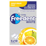 Freedent white fruit étui de 10 dragées x5-70g
