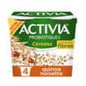 Activia bifidus céréales quinoa noisette 4x120g offre découverte