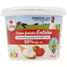 Carrefour extra crème fraiche entière 30%mg 50cl