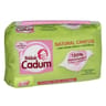 Cadum Bébé lingettes natural caresse 2 x 60 100% biodégradables