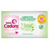 Cadum Bébé lingettes natural caresse 2 x 60 100% biodégradables