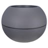Boule plastique granit D40 H28 coloris gris à rétention d'eau