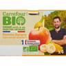 Carrefour bio compote pomme banane sans sucres ajoutés bio x4 - 400g