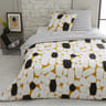 Parure housse de couette 140x200 + 1 taie 63x63 stickers
