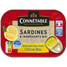 Connetable sardines msc marinade au citron bio sans huile 135g